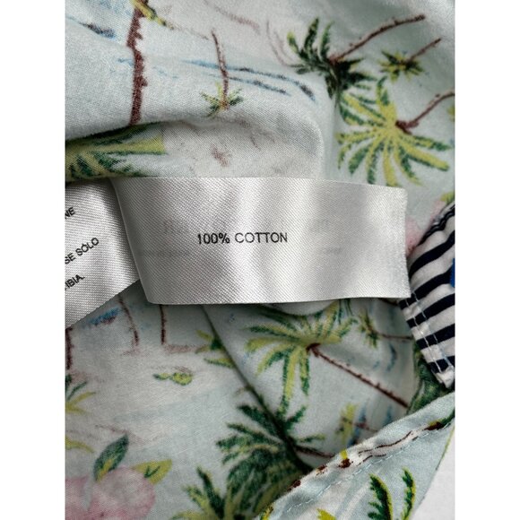 Denim & Flower Ricky Singh Shirt Mens XL Hawaiian Floral Short Sleeve - Picture 5 of 9